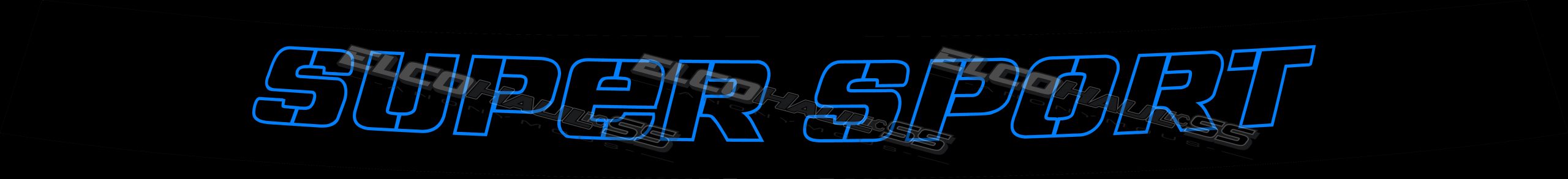 "SUPERSPORT" Windshield Banner Logo - Image 2