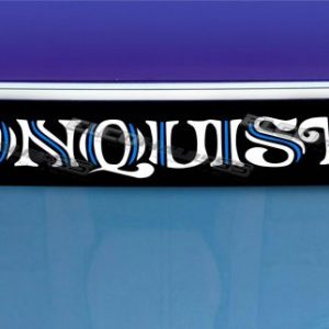"CONQUISTA" Windshield Banner Logo
