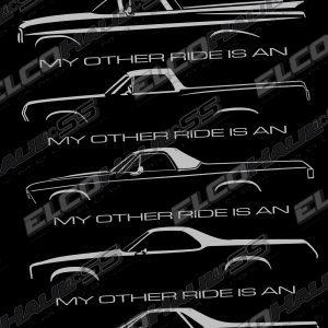 "My Other Ride" Silhouettes Decals