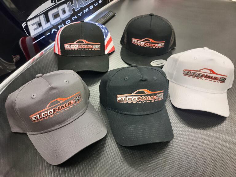 ELCOHaulicSS Anonymous Logo Hats