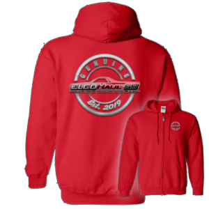 "Genuine ELCOHaulicSS" Zip Up Hooded Sweatshirt