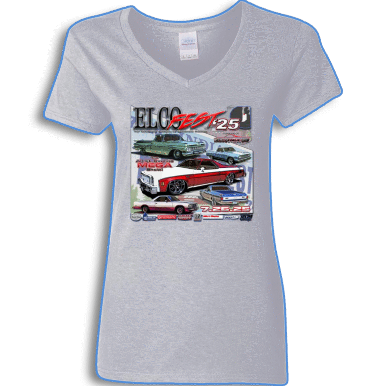 ELCOFest 25 Ladies' V-Neck T-Shirt