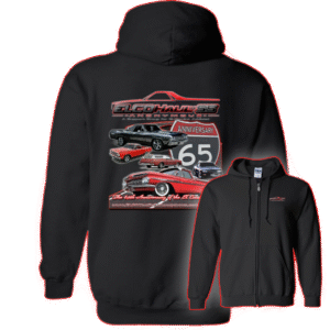 "65th Anniversary" Zip Up Hooded Sweatshirt