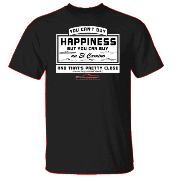 "Can't Buy Happiness..." Tee w/ Red Logo