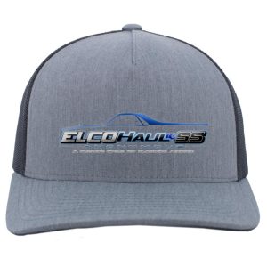 EA 105C 5-Panel Trucker Snapback Cap - Blue Logo