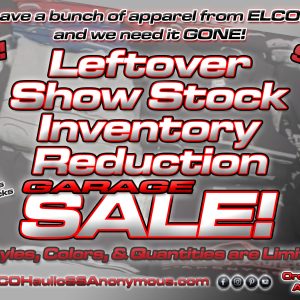 Show Inventory Reduction Sale