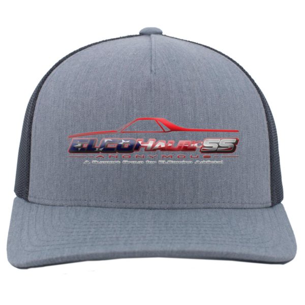 EA Pacific Headwear 5-Panel Trucker Snapback Cap - AM Flag