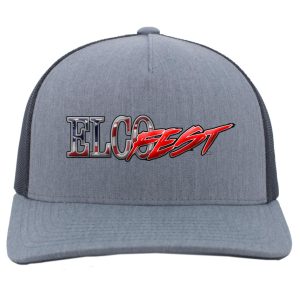 ELCOFest Pacific Headwear 5-Panel Trucker Snapback Cap - AM Flag