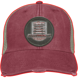 Club Distressed Ollie Club Trucker Cap - Round Patch