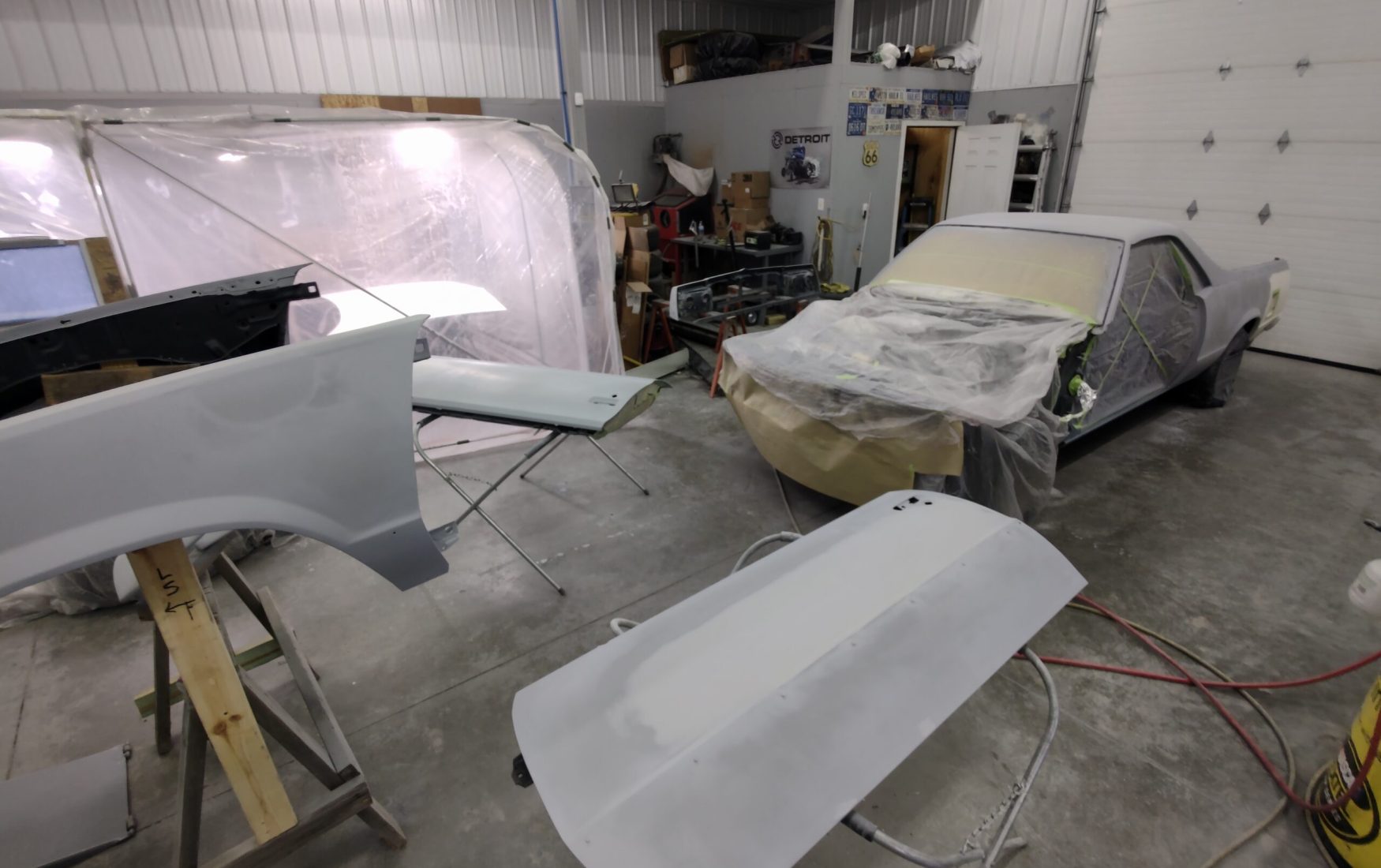 Finally the repaint!